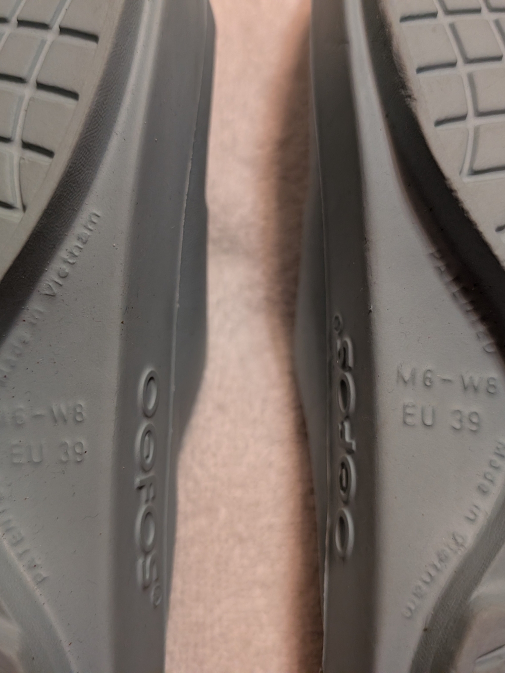 OOFOS Slate Grey Recovery Slide - OOFOS - Picture 4 of 5